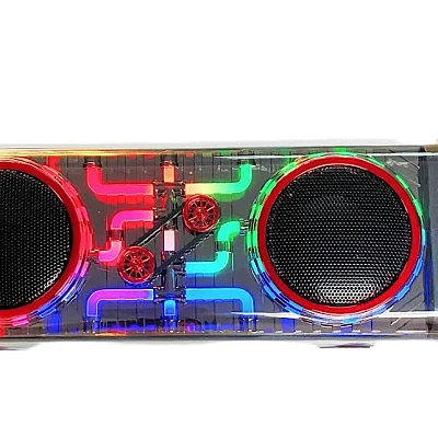 Boxa portabila Q YX1010 cu Bluetooth si iluminare RGB Boxa portabila Q YX1010 cu Bluetooth si iluminare RGB