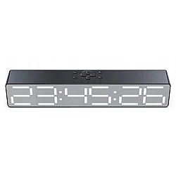 Boxa Portabila cu Ceas Alarma SD Bluetooth Andowl QYXB133
