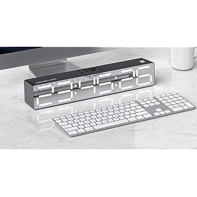 Boxa Portabila cu Ceas Alarma SD Bluetooth Andowl QYXB133 Boxa Portabila cu Ceas Alarma SD Bluetooth Andowl QYXB133