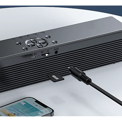 Boxa Portabila cu Ceas Alarma SD Bluetooth Andowl QYXB133 Boxa Portabila cu Ceas Alarma SD Bluetooth Andowl QYXB133