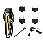 Aparat de tuns profesional E020 putere 5W lame inox ecran LED