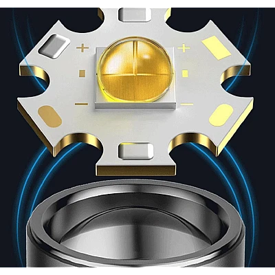 Mini lanterna de mana 808 PRO cu 4 moduri de iluminare Mini lanterna de mana 808 PRO cu 4 moduri de iluminare