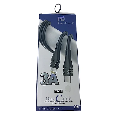 UB Cablu de date TYPE C IPHONE Alb XF 57 UB Cablu de date TYPE C IPHONE Alb XF 57