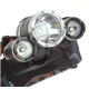 Lanterna frontala RJ 3000 Aluminiu Led 3 x CREE-XM-L T6 3000 Lumeni