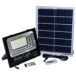Proiector 200W cu Panou Solar si Telecomanda