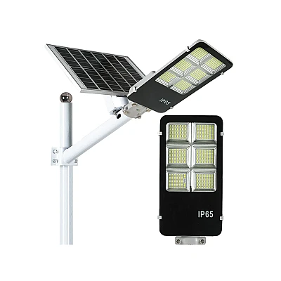 Lampa Stradala cu Incarcare Solara 100W Panou Solar Separat Lampa Stradala cu Incarcare Solara 100W Panou Solar Separat