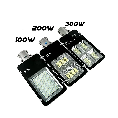 Lampa Stradala cu Incarcare Solara 100W Panou Solar Separat Lampa Stradala cu Incarcare Solara 100W Panou Solar Separat