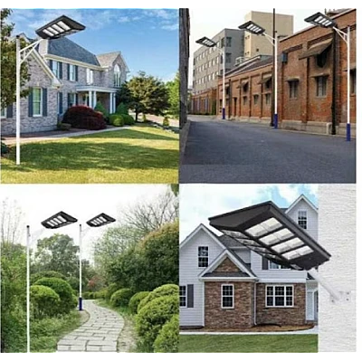 Lampa Solara Stradala Dubla 640 LED 800W 16 CASETE Lampa Solara Stradala Dubla 640 LED 800W 16 CASETE