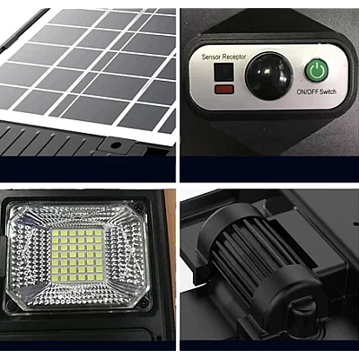 Lampa Solara Stradala Dubla 800 LED 1000W 20 CASETE Lampa Solara Stradala Dubla 800 LED 1000W 20 CASETE