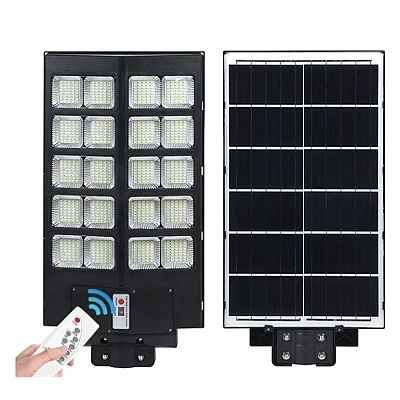 Lampa Solara Stradala Dubla 800 LED 1000W 20 CASETE Lampa Solara Stradala Dubla 800 LED 1000W 20 CASETE