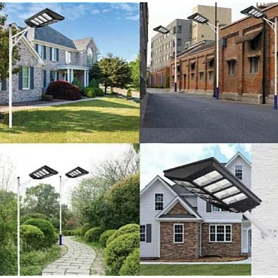Lampa Solara Stradala Dubla 800 LED 1000W 20 CASETE Lampa Solara Stradala Dubla 800 LED 1000W 20 CASETE