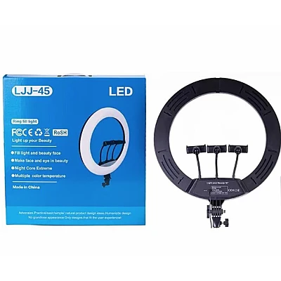 Lampa Circulara LJJ-45 Ring Light Diametru 26cm/10 Inch LED Trepied Extensibil Lampa Circulara LJJ-45 Ring Light Diametru 26cm/10 Inch LED Trepied Extensibil