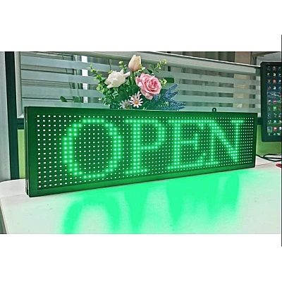 Panou luminos de interior 100 x 20 cm LED VERDE Panou luminos de interior 100 x 20 cm LED VERDE