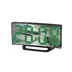Ceas de birou oglinda cu alarma DS-3811L afisaj verde