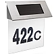 Numar casa solar LED fixare perete 20x18 cm Numar casa solar LED fixare perete 20x18 cm