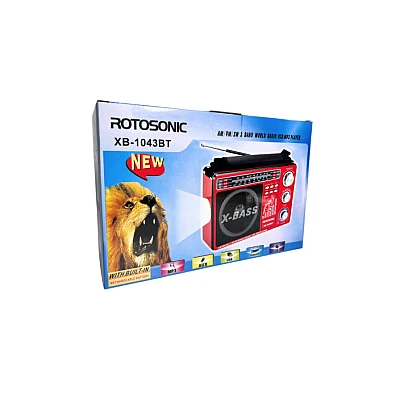 Radio portabil cu MP3USB XB 1043 BT Bluetooth USB MICROSD acumulator Radio portabil cu MP3USB XB 1043 BT Bluetooth USB MICROSD acumulator