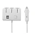 Priza Bricheta Auto Cu 3 Iesiri + 2 USB-uri Pentru Alimentare Dispozitive Alb Priza Bricheta Auto Cu 3 Iesiri + 2 USB-uri Pentru Alimentare Dispozitive Alb
