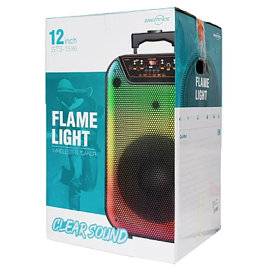 Boxa portabila cu Bluetooth GTS 1596 de 12 inch Boxa portabila cu Bluetooth GTS 1596 de 12 inch