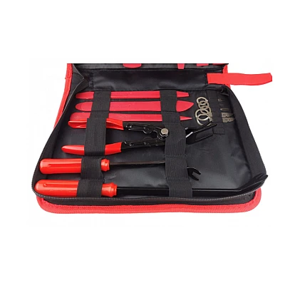 Set HUSA 19 piese extractoare pentru radio tapiterie cleme auto Set HUSA 19 piese extractoare pentru radio tapiterie cleme auto
