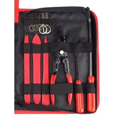 Set HUSA 19 piese extractoare pentru radio tapiterie cleme auto Set HUSA 19 piese extractoare pentru radio tapiterie cleme auto