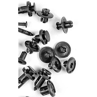 Set 620 piese cleme clipsuri si pini fixare auto plastic Set 620 piese cleme clipsuri si pini fixare auto plastic
