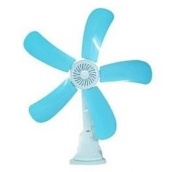 Ventilator de camera cu 5 palete si suport tip cleste