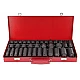 Set trusa chei tubulare impact lungi 1/2 cu 35 piese 8-32mm intarite pistol impact Set trusa chei tubulare impact lungi 1/2 cu 35 piese 8-32mm intarite pistol impact