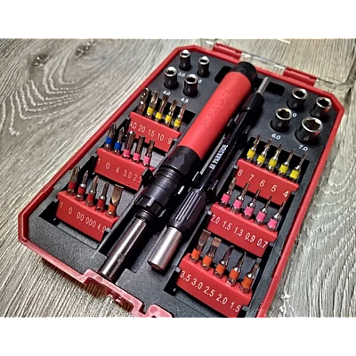 Set surulenita de precizie cu 40 piese Set surulenita de precizie cu 40 piese
