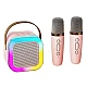 Set 2 Microfoane Karaoke cu boxa portabila K12 Set 2 Microfoane Karaoke cu boxa portabila K12