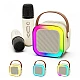 Set 2 Microfoane Karaoke cu boxa portabila K12 Set 2 Microfoane Karaoke cu boxa portabila K12
