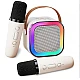 Set 2 Microfoane Karaoke cu boxa portabila K12 Set 2 Microfoane Karaoke cu boxa portabila K12