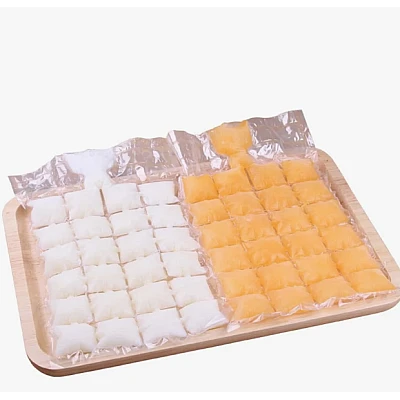 Set 10 pungi pentru gheata Transparente