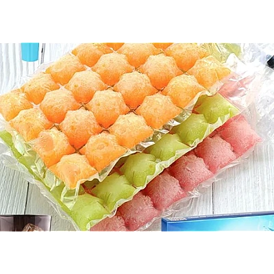 Set 10 pungi pentru gheata Transparente