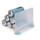 Separator pentru frigider 15.5 x 5.5 x 20.5 cm Transparent/ Albastru