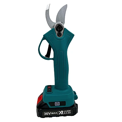 Foarfeca de gradina Kraftworld cu 2 acumulatori pentru vita de vie si crengi 36V Albastru Foarfeca de gradina Kraftworld cu 2 acumulatori pentru vita de vie si crengi 36V Albastru