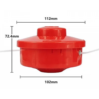 Cap tambur motocoasa plastic portocaliu M10 mm pas 1.25 mm Cap tambur motocoasa plastic portocaliu M10 mm pas 1.25 mm