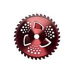 Disc vidia pentru motocositoare 40T 255 x 25.4 cu 3 aripioare