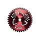 Disc vidia pentru motocositoare 40T 255 x 25.4 cu 3 aripioare Disc vidia pentru motocositoare 40T 255 x 25.4 cu 3 aripioare