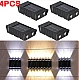 Set 4 lampi solare cu LED bidirectional sus jos Set 4 lampi solare cu LED bidirectional sus jos