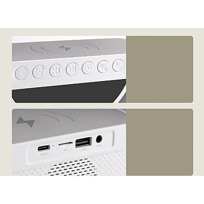 Boxa Bluetooth BT3401 LED display incarcare wireless ceas cu alarma Boxa Bluetooth BT3401 LED display incarcare wireless ceas cu alarma