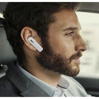 Casca bluetooth cu microfon Alb Casca bluetooth cu microfon Alb