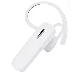 Casca bluetooth cu microfon Alb