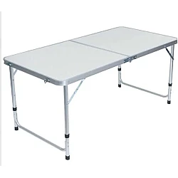 Masa plianta pentru camping gradina alb