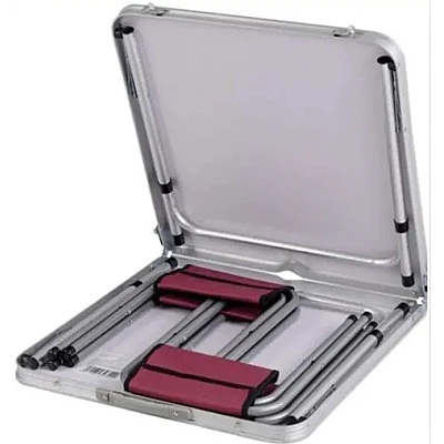 Set Masa plianta pentru camping gradina cu 4 scaune alb Set Masa plianta pentru camping gradina cu 4 scaune alb