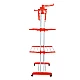 Uscator de rufe vertical pliabil cu suport de umerase Portocaliu Uscator de rufe vertical pliabil cu suport de umerase Portocaliu