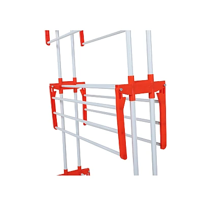 Uscator de rufe vertical pliabil cu suport de umerase Portocaliu Uscator de rufe vertical pliabil cu suport de umerase Portocaliu