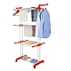 Uscator de rufe vertical pliabil cu suport de umerase Portocaliu Uscator de rufe vertical pliabil cu suport de umerase Portocaliu