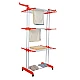 Uscator de rufe vertical pliabil cu suport de umerase Portocaliu Uscator de rufe vertical pliabil cu suport de umerase Portocaliu