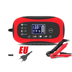 Incarcator baterie auto 12V 6A Rosu