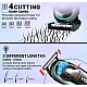 Trimmer profesional VGR V 075 cu afisaj LED si 4 piepteni
